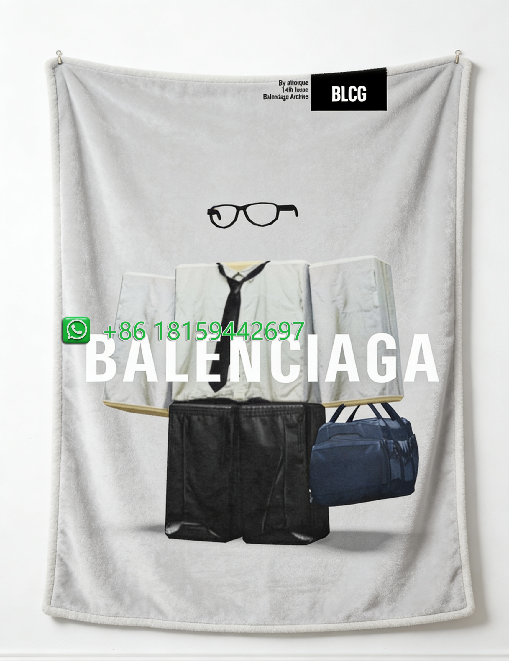 Balenciaga Throw Blankets